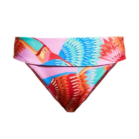 NWT- FARM RIO “HAPPY TOUCAN” VIBRANT COLORED BIKINI SET- SIZE XS/SMALL - Picture 10 of 15